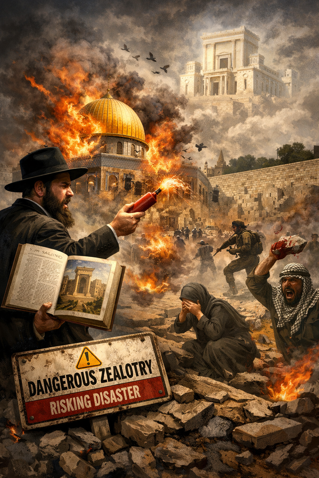 misguided religious zealot's actions often lead to disaster 